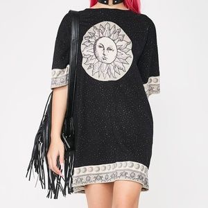 Motel Sunny Kiss T-Shirt Dress
